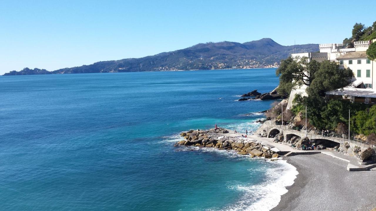 Mare E Vista Portofino - Sea And Portofino View Zoagli Kültér fotó